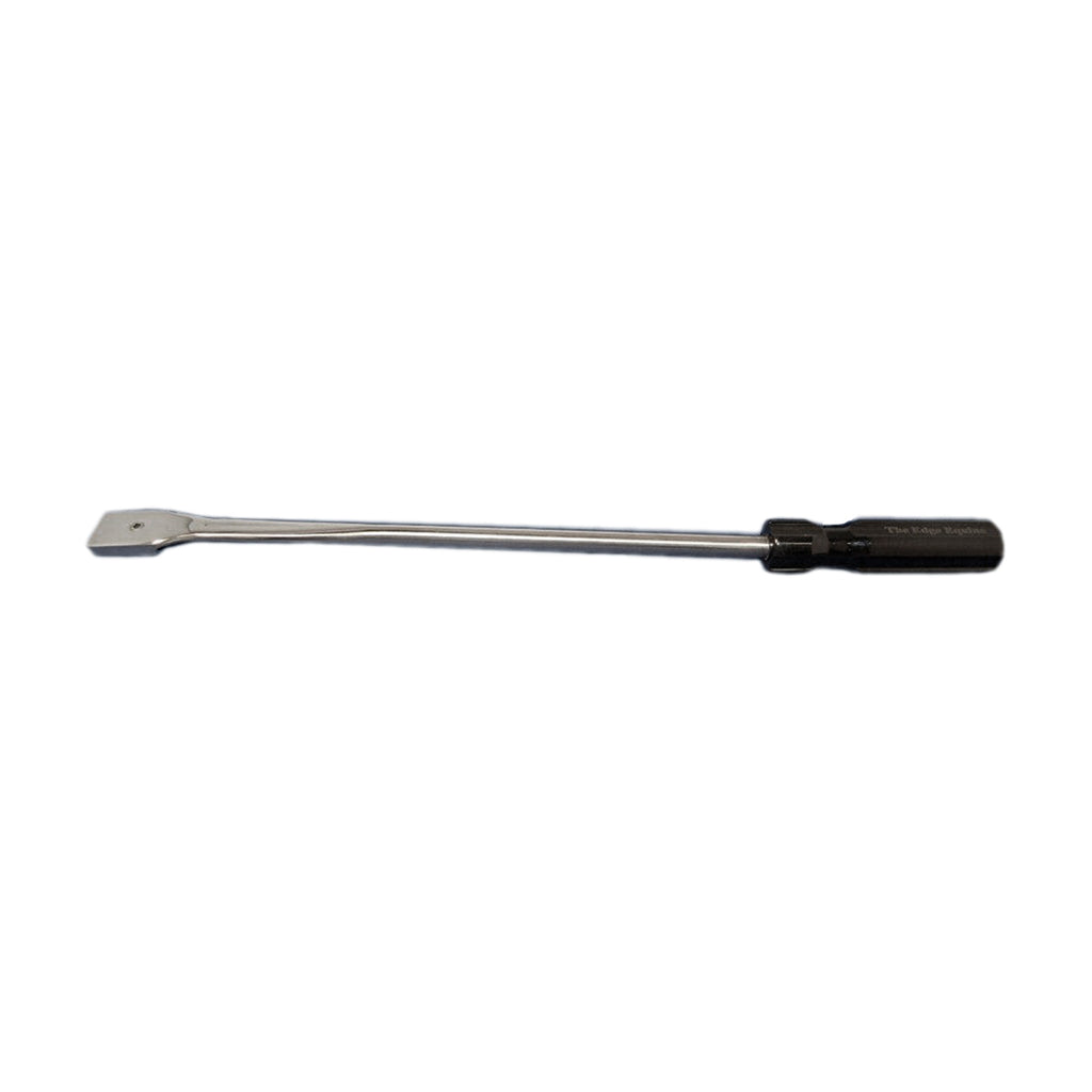 The Edge Equine™ Dental Float, -2 Degree Head Angle, 1/2" Stainless Tubing, E-Series 40 mm (1-1/2") Blade