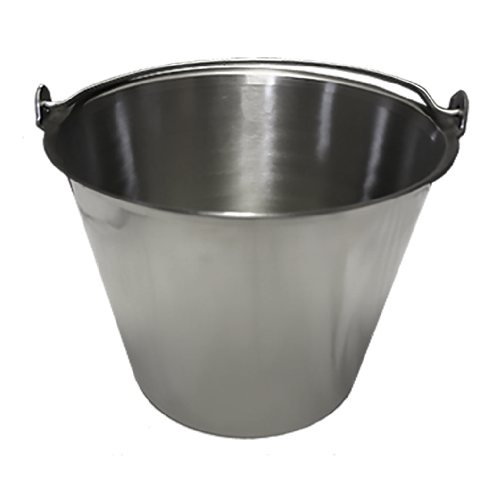 Stainless Steel Pail, Slant Side