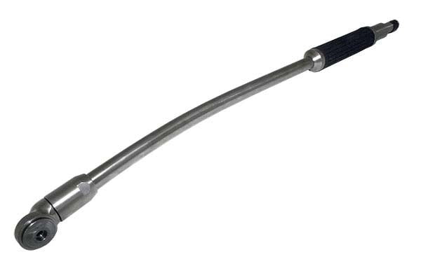 EDS - Polyfloat curved long - Key Drive - 37cm Shaft Length (without bur) - Equine Dental Instruments