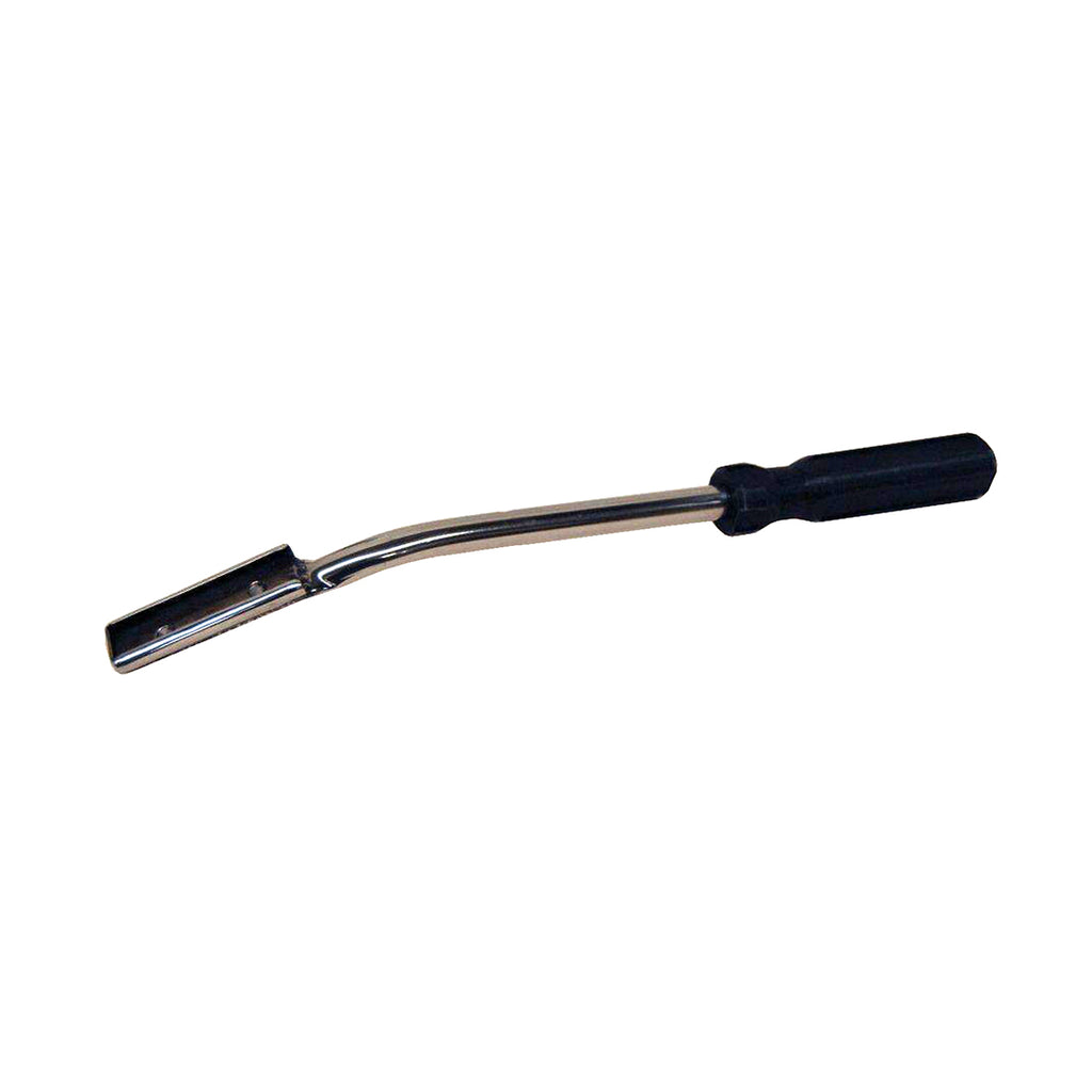 The Edge Equine™ Dental Float, -24 Degree Head Angle, 5/8" Stainless Tubing, L-Series 83 mm (3-1/4") Blade