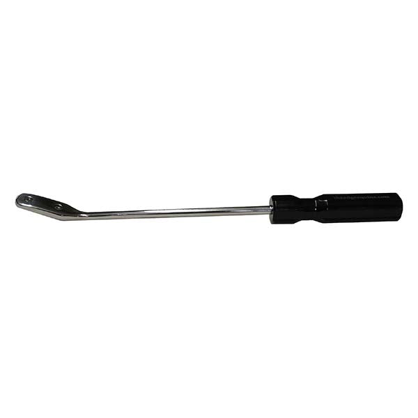 The Edge Equine™ Dental Float, -18 Degree Head Angle, 16" Length, 3/8" Stainless Rod, S-Series 50 mm (2") Blade