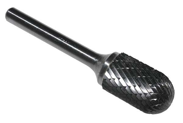 Cylindrical Bur, 5/8" Diameter x 1-1/2" Length - Solid Cut Carbide - Equine Dental Instruments