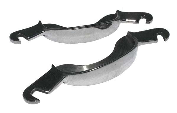 Extended Replacement Bite Plates, Polished, per pair - Equine Dental Instruments